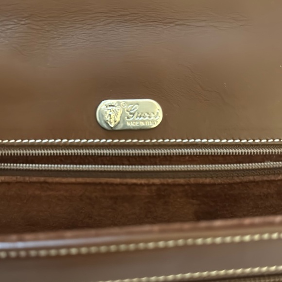 Gucci Brown and Multicolor Plaid Women's Saddle Bag - Picture 4 of 9